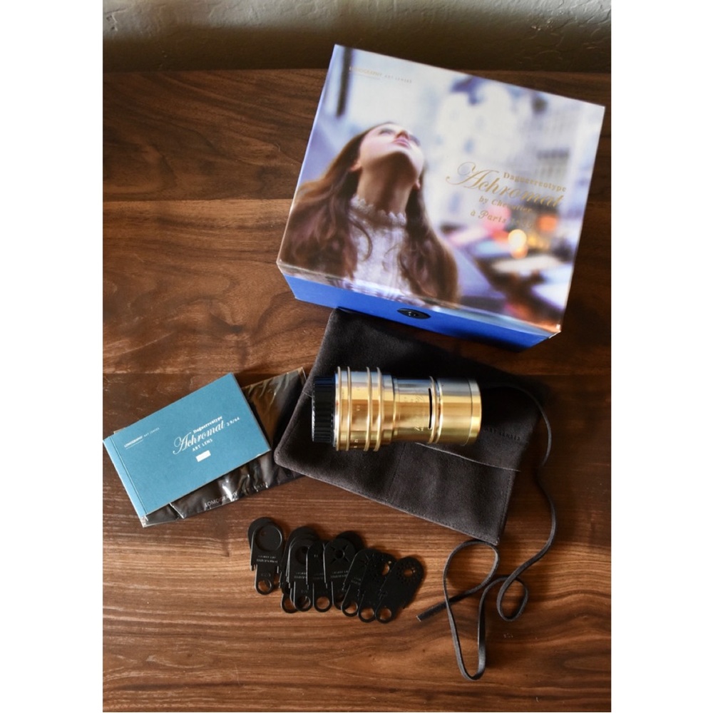 Lomography Daguerreotype Achromat 2.9/64 Art Lens in Brass - Nikon F Mount